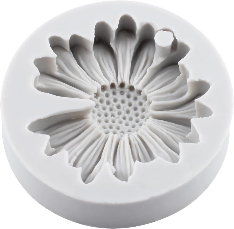 TAOXIBEI Daisy Flower Polymer Clay Mold Daisy Silicone Molds Chrysanthemum Flower Mold for DIY Crafts Jewelry Making Epoxy Resin Casting Air Dry Clay Plaste - Image 4